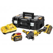 DeWALT DCG418X2 FLEXVOLT kampinis šlifuoklis 2x9 Ah